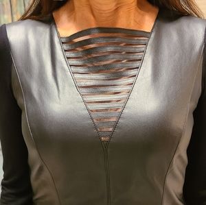 Leather M long sleeve Bailey shirt